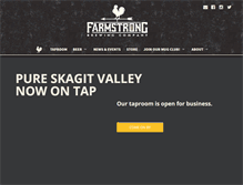Tablet Screenshot of farmstrongbrewing.com
